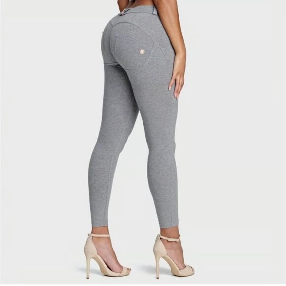 Freddy WR.UP Pants Shaping Classic Rise Full Length Gray size M Stretch - Picture 14 of 14